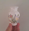 Vintage Aynsley Wild Tudor Miniature Bud Vase Fine Bone China Made in England Floral Posy Vase
