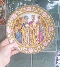 Wedgwood Arthurian Legends Plate The Wedding of Arthur and Guinevere 1987 Richard Hook Bone China England