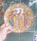 Wedgwood Arthurian Legends Plate The Wedding of Arthur and Guinevere 1987 Richard Hook Bone China England
